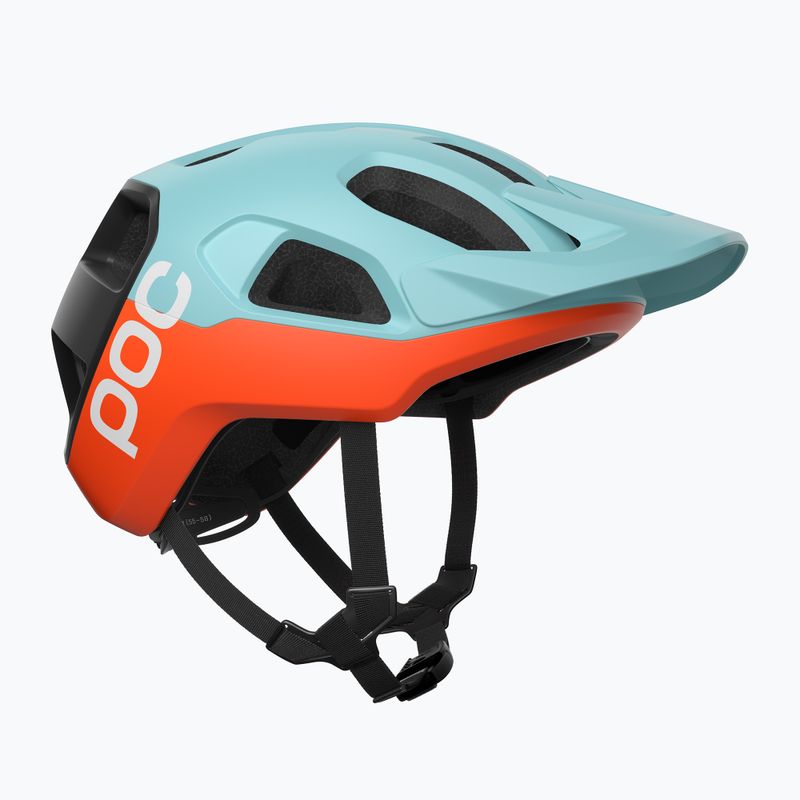 Велосипедна каска POC Cularis indicolite blue matt/carnelian orange matt