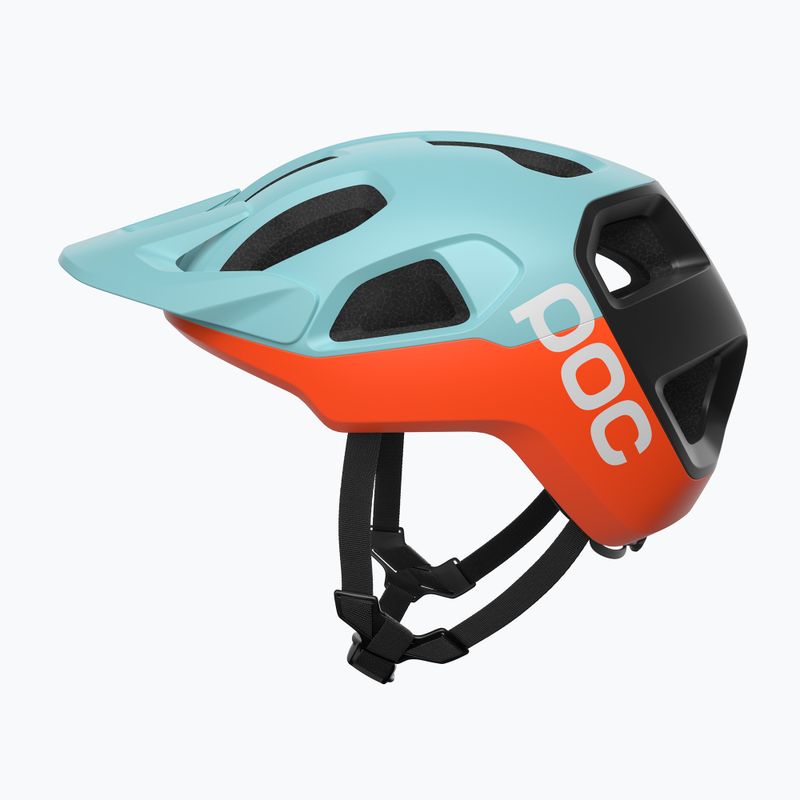 Велосипедна каска POC Cularis indicolite blue matt/carnelian orange matt 2