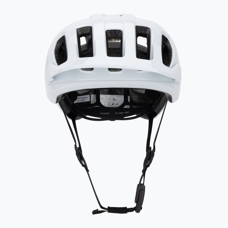 Велосипедна каска POC Cularis hydrogen white/uranium black matt с лого 2