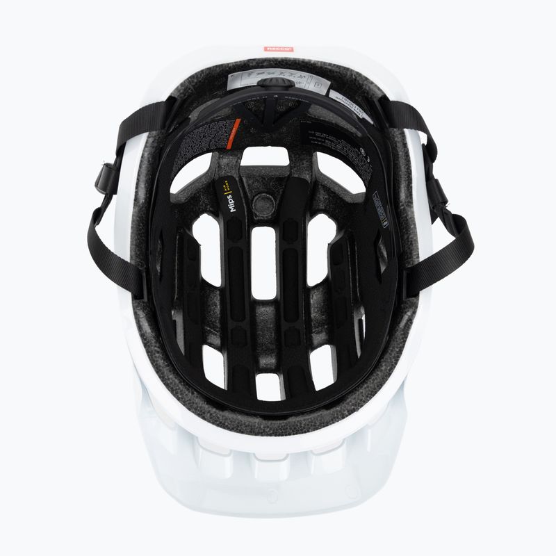 Велосипедна каска POC Cularis hydrogen white/uranium black matt с лого 5
