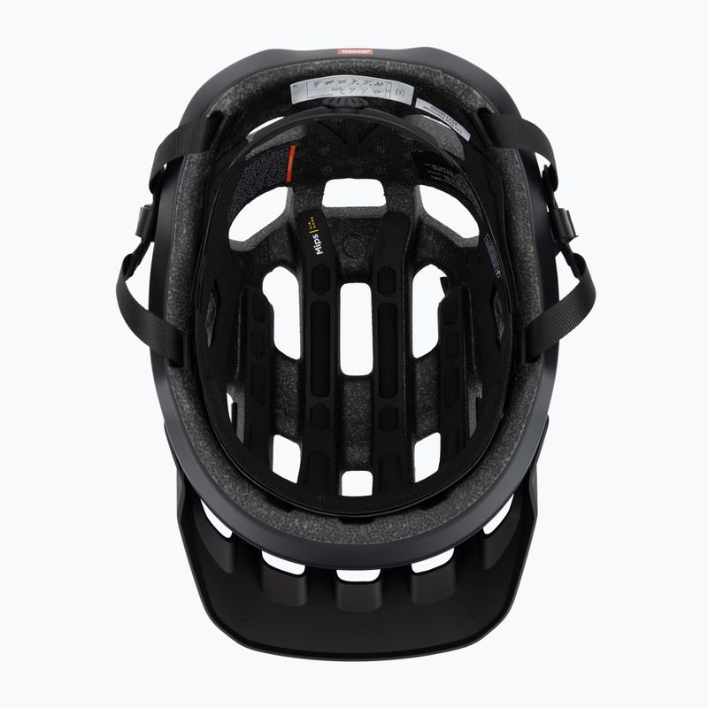 Велосипедна каска POC Cularis uranium black matt/hydrogen white с лого 5