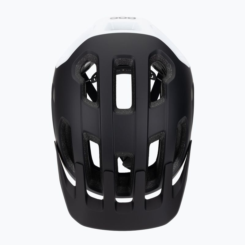 Велосипедна каска POC Cularis uranium black matt/hydrogen white с лого 6