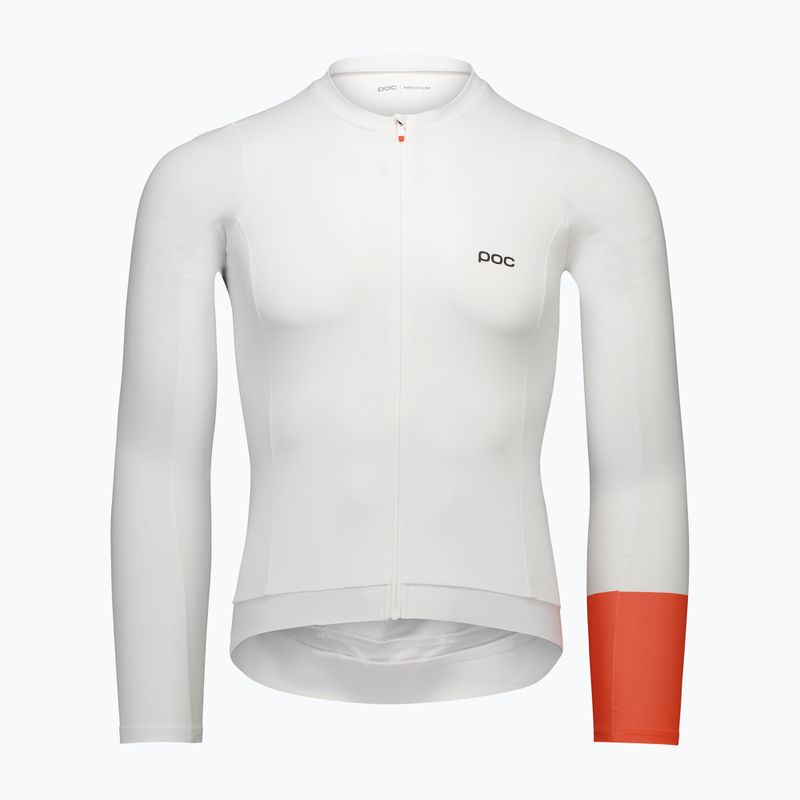 Мъжка блуза с дълъг ръкав за колоездене POC Cadence Jersey hydrogen white