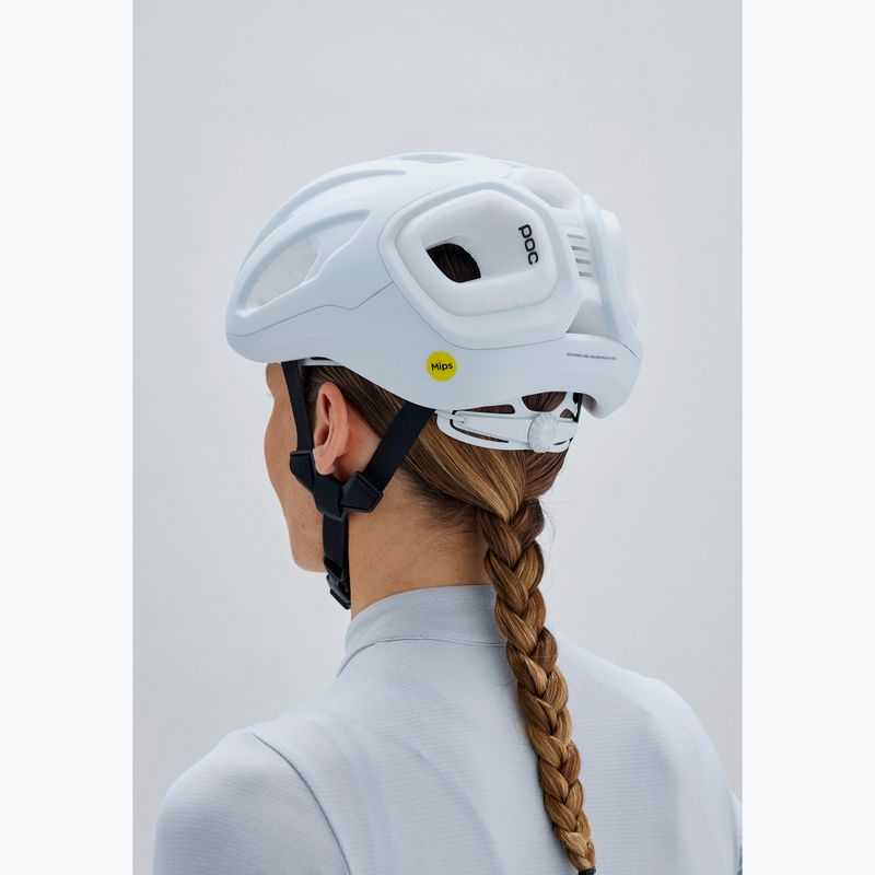 Велосипедна каска POC Amidal hydrogen white mat 6