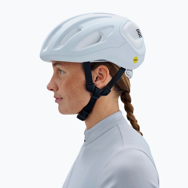 Велосипедна каска POC Amidal hydrogen white mat 8