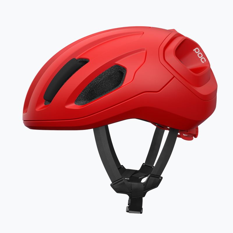Велосипедна каска POC Amidal prismane red matt 2