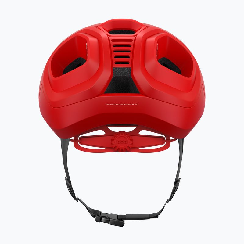 Велосипедна каска POC Amidal prismane red matt 4