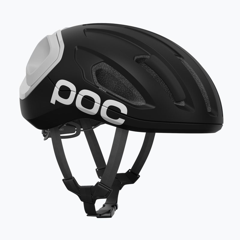 Велосипедна каска POC Amidal uranium black matt/hydrogen white