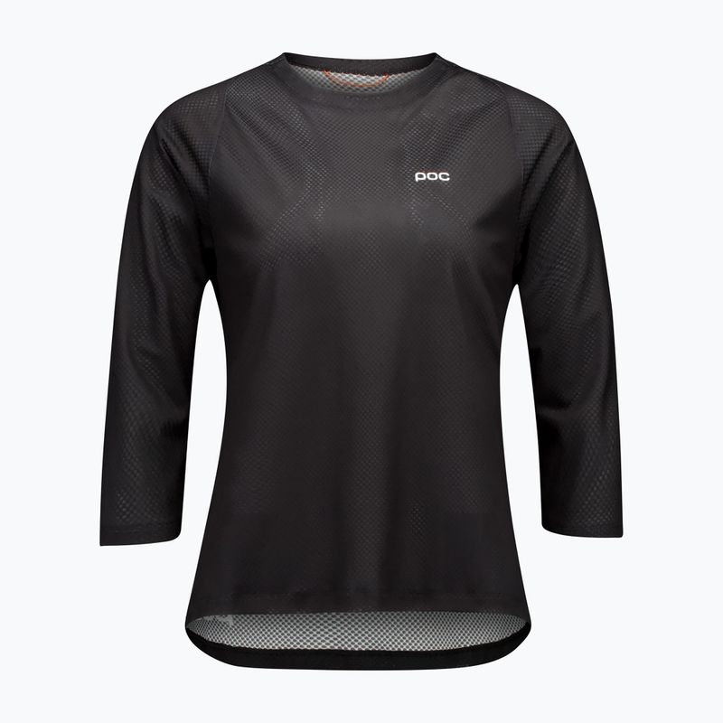 Дамска тениска за колоездене POC Motion Air Jersey 3/4 uranium black 3