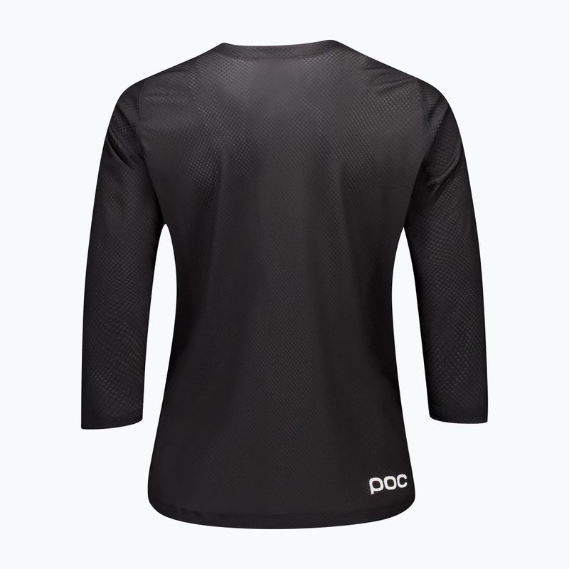 Дамска тениска за колоездене POC Motion Air Jersey 3/4 uranium black 4