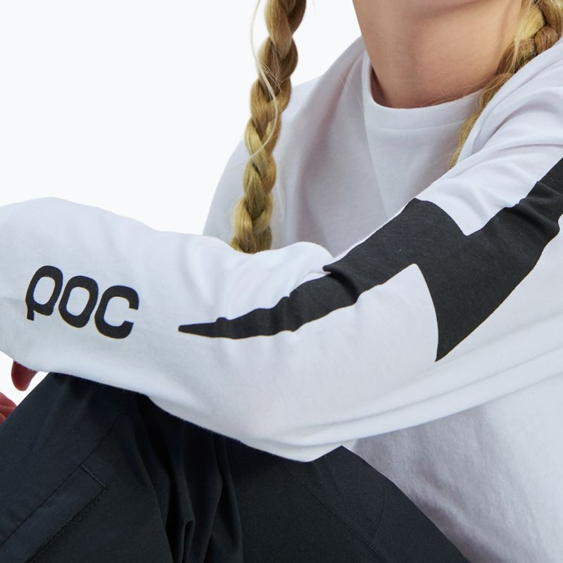 Детска блуза с дълъг ръкав POC Tee Jr blixten white 6
