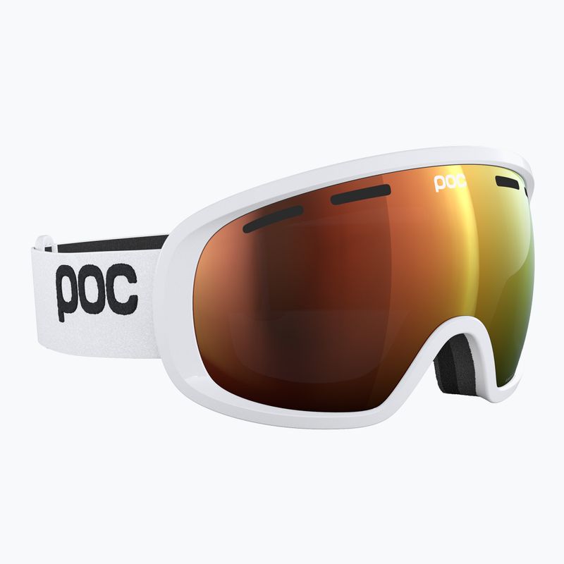 Скиорски очила POC Fovea blixten white/partly sunny orange