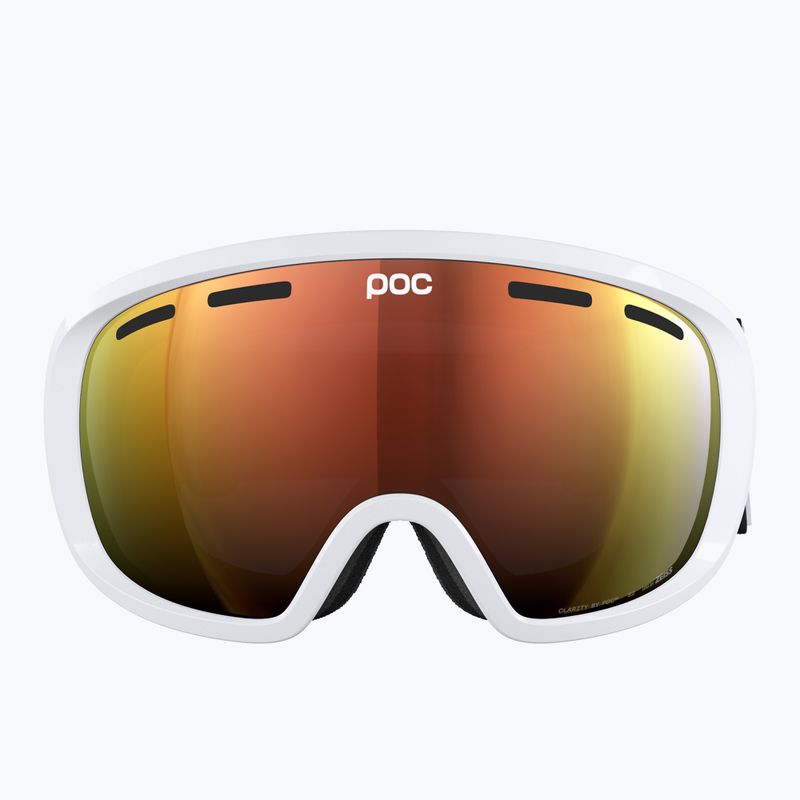 Скиорски очила POC Fovea blixten white/partly sunny orange 3