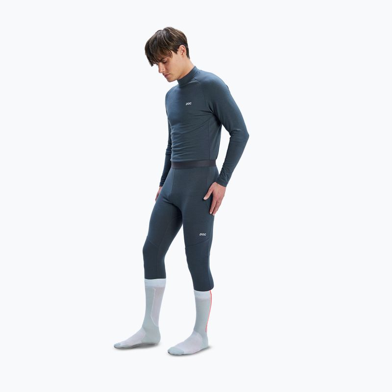 Мъжка термоактивна блуза POC Layer Merino Mock Neck Jersey sylvanite grey 2