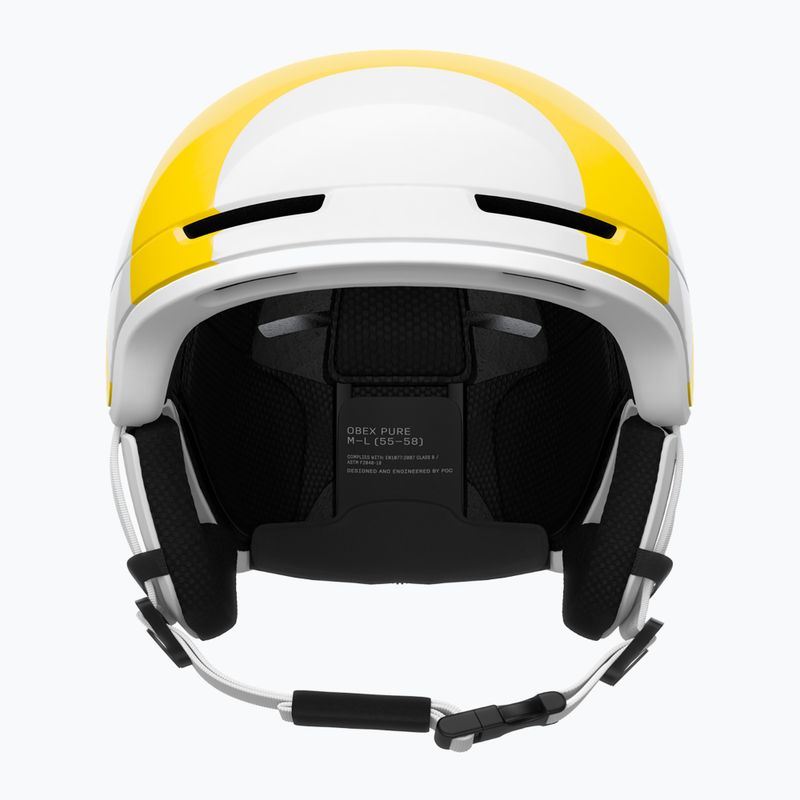 Скиорска каска POC Obex Pure jaune/blanc 3