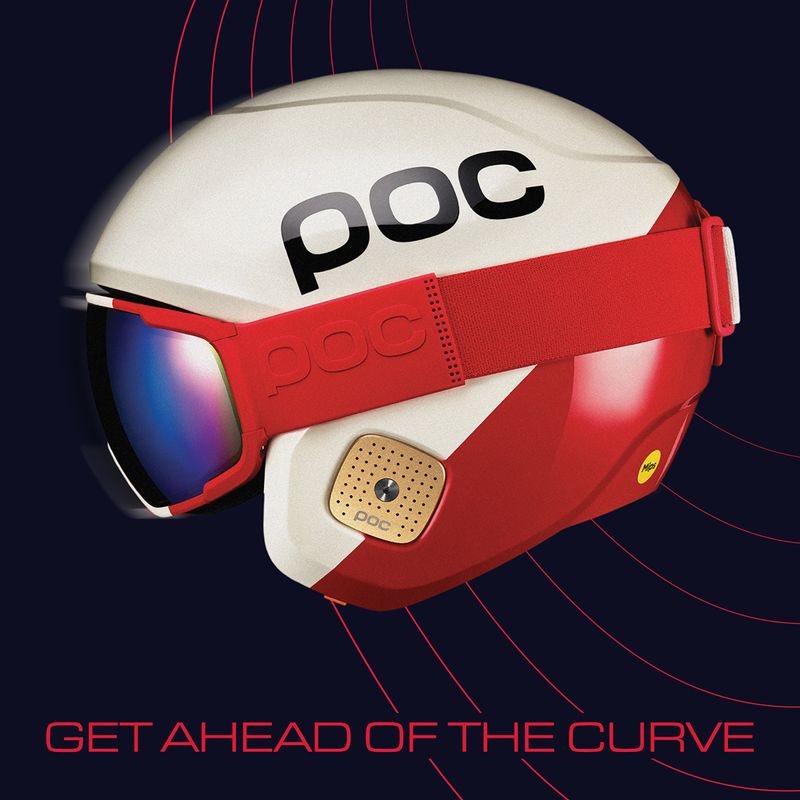 Скиорски очила POC Zonula rouge/blanc/partly sunny blue 10