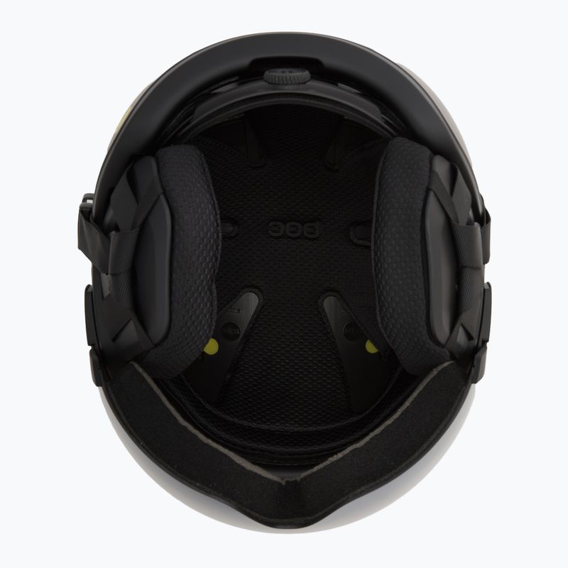 Скиорска каска POC Obex Visor uranium black matt/clarity u/partly sunny/silver 6