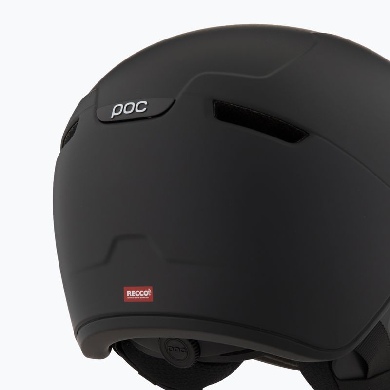 Скиорска каска POC Obex Visor uranium black matt/clarity u/partly sunny/silver 8