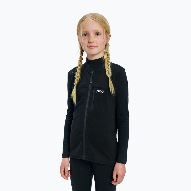 Детски термоактивен суитшърт POC Layer Merino Mock Neck Jersey Jr uranium black 4