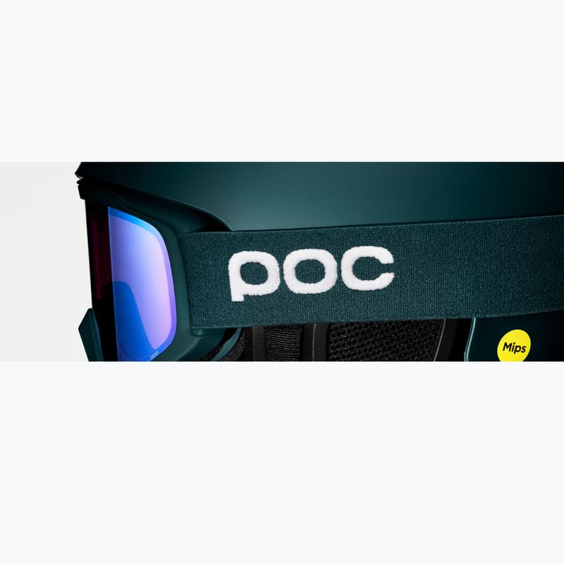Скиорска каска POC Fornix MIPS pargasite green matt 9