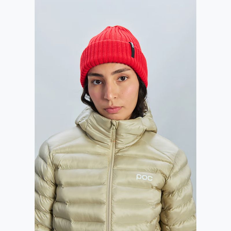 Зимна шапка POC Beanie prismane red 2
