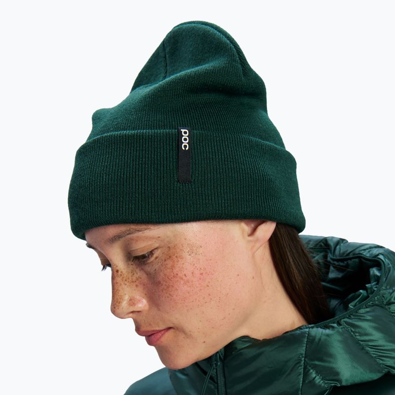 Зимна шапка POC Beanie Flat pargasite green 2