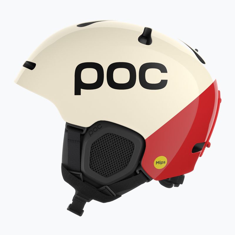 Скиорска каска POC Fornix BC rouge/blanc 2