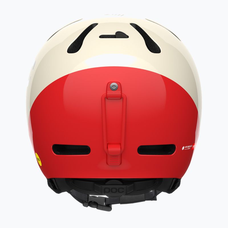 Скиорска каска POC Fornix BC rouge/blanc 4