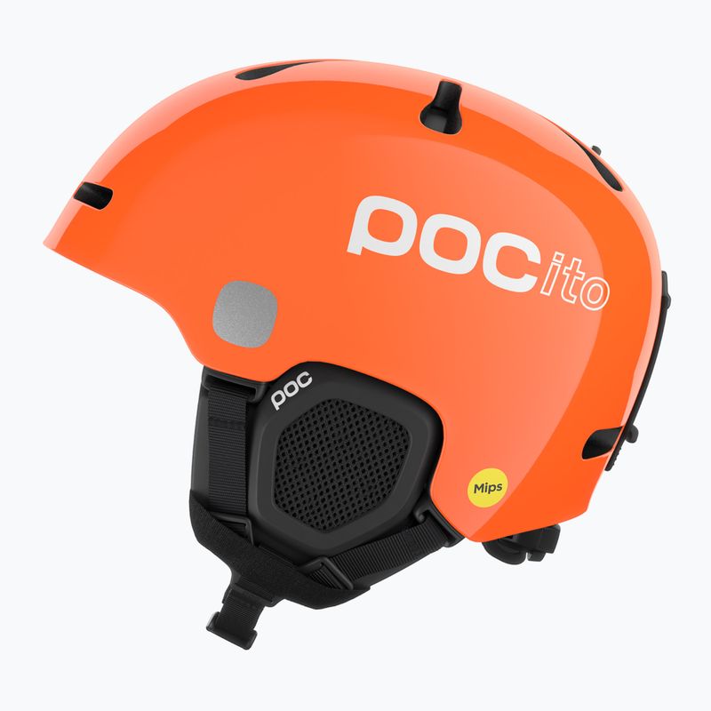 Детска скиорска каска POC POCito Fornix MIPS fluorescent orange 2