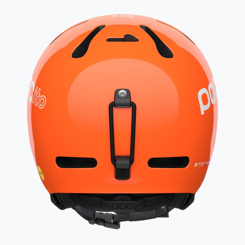 Детска скиорска каска POC POCito Fornix MIPS fluorescent orange 4
