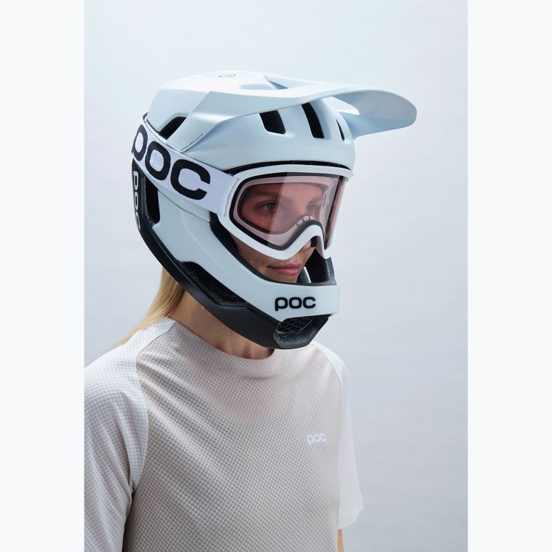 Велосипедна маска POC Ora hydrogen white/clarity trail/cloudy brown 5