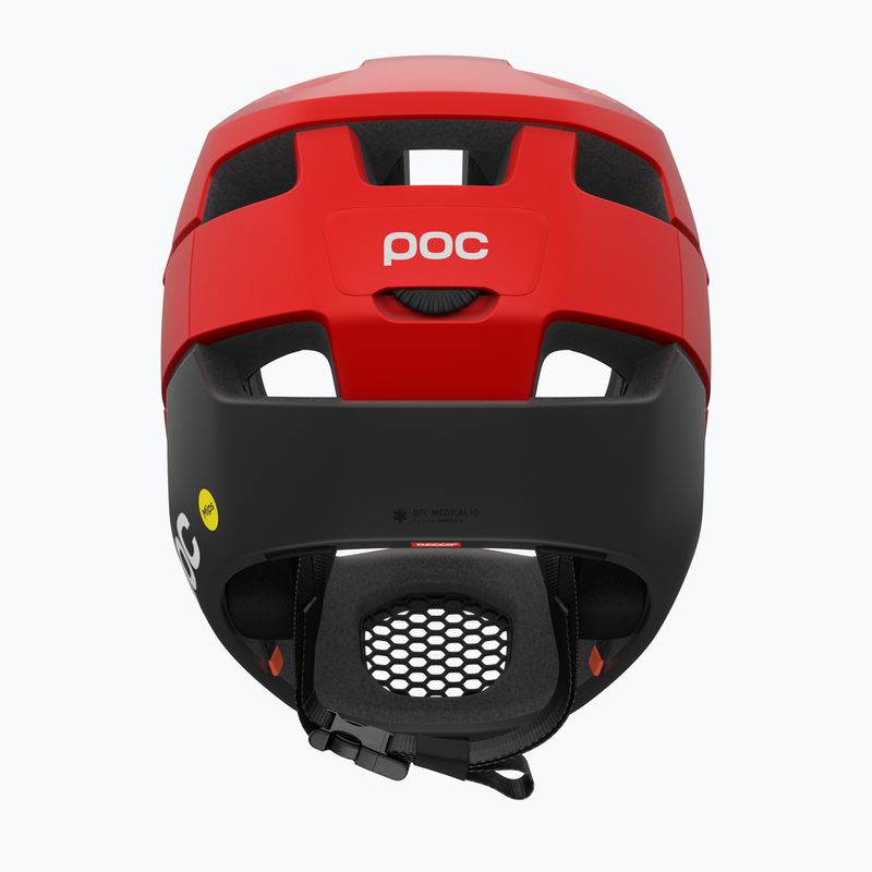 Велосипедна каска POC Otocon Race MIPS prismane red matt/uranium black matt 4