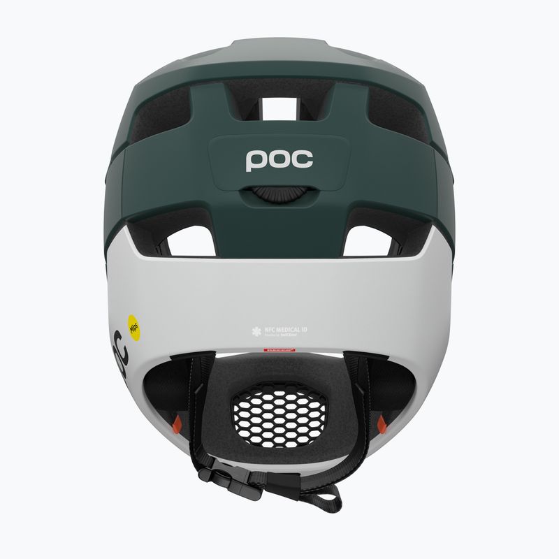 Велосипедна каска POC Otocon Race MIPS pargasite green matt/hydrogen white matt 4