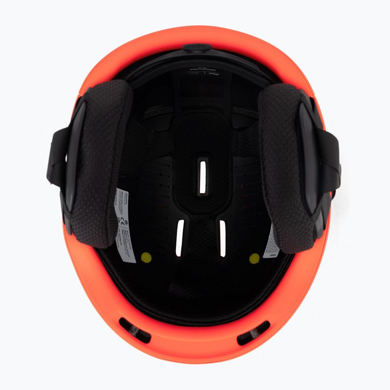 Скиорска каска POC Obex MIPS fluorescent orange matt 5