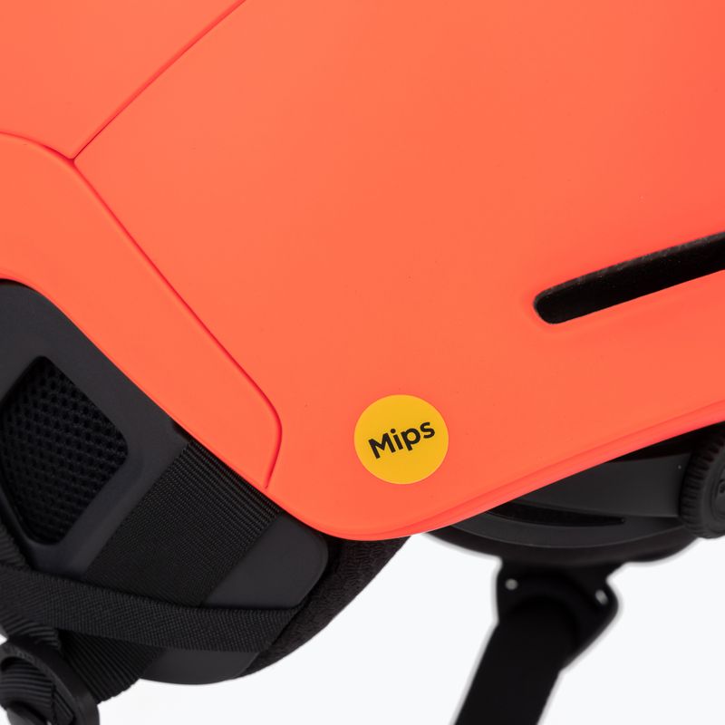 Скиорска каска POC Obex MIPS fluorescent orange matt 7