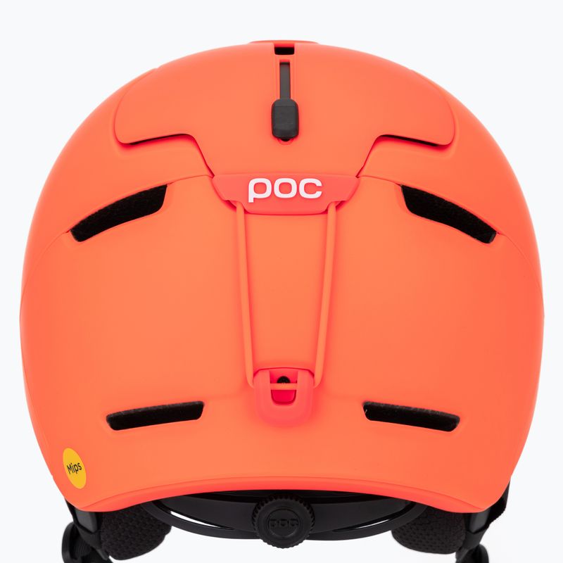 Скиорска каска POC Obex MIPS fluorescent orange matt 8