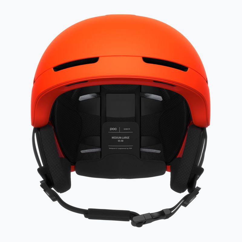 Скиорска каска POC Obex MIPS fluorescent orange matt 2