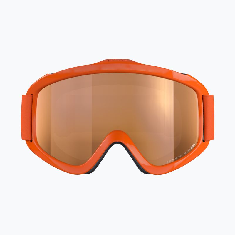 Детски скиорски очила POC POCito Iris fluorescent orange/partly sunny light orange 2