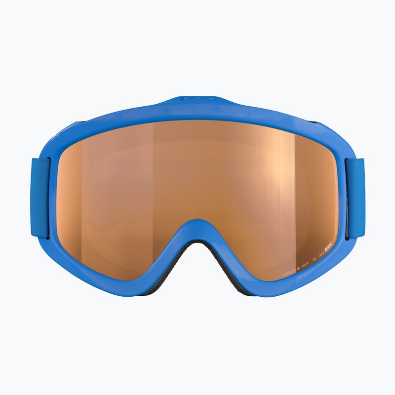 Детски скиорски очила POC POCito Iris fluorescent blue/partly sunny light orange 2