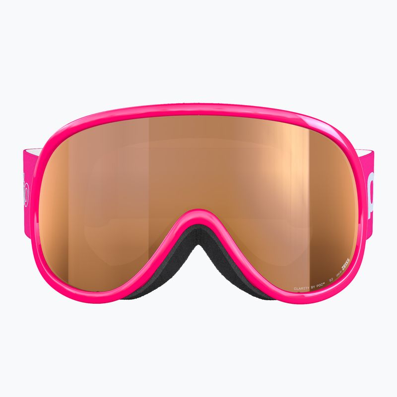 Детски скиорски очила POC POCito Retina Jr S2 fluorescent pink/partly sunny light orange 3