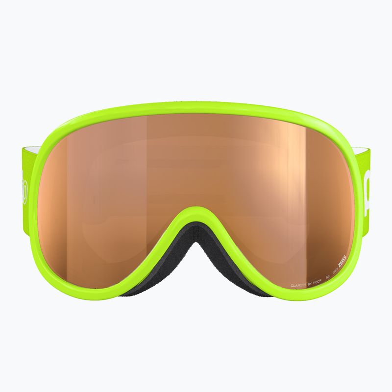 Детски скиорски очила POC POCito Retina Jr S2 fluorescent yellow/green/partly sunny light orange 3