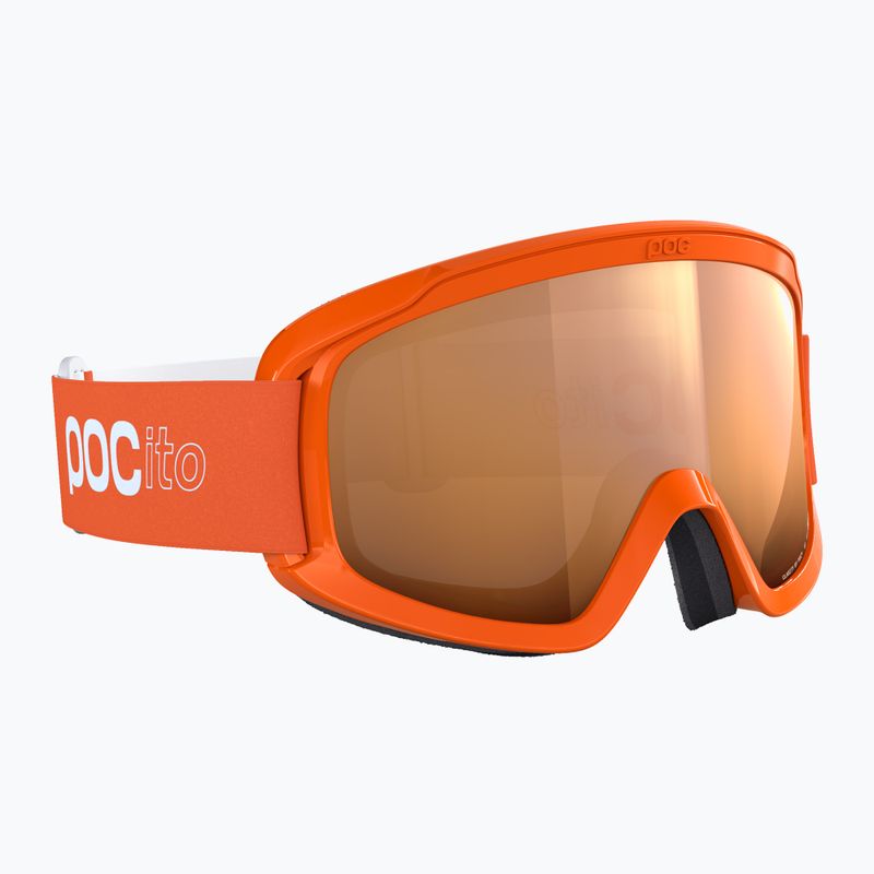 Детски скиорски очила POC POCito Opsin fluorescent orange/partly sunny light orange