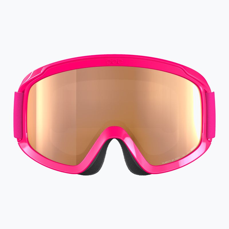 Детски скиорски очила POC POCito Opsin fluorescent pink/partly sunny light orange 2