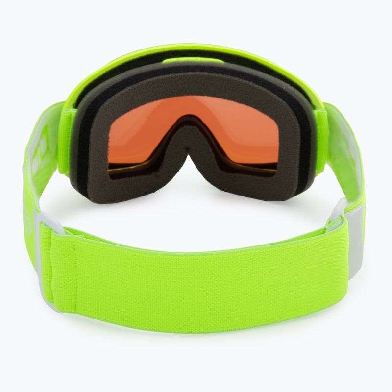 Детски очила за ски POC POCito Opsin fluorescent yellow/green/partly sunny light orange 3