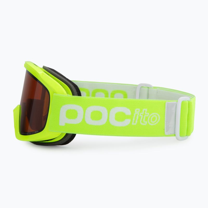 Детски очила за ски POC POCito Opsin fluorescent yellow/green/partly sunny light orange 4