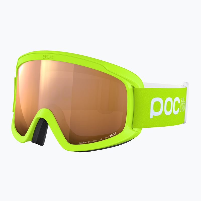 Детски очила за ски POC POCito Opsin fluorescent yellow/green/partly sunny light orange 4