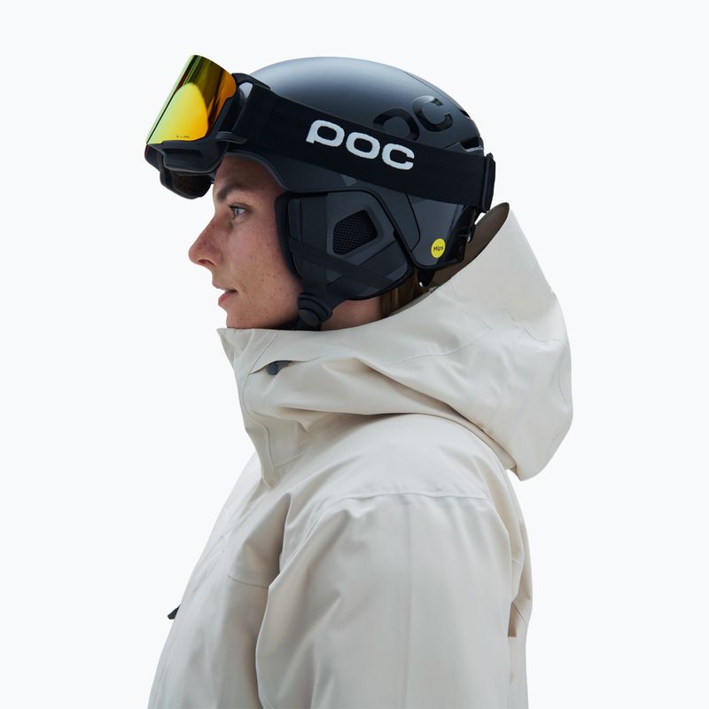 Скиорскa маска POC Nexal uranium black/partly sunny orange 6