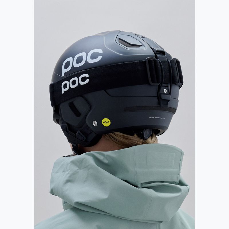 Скиорскa маска POC Nexal Mid uranium black/partly sunny orange 7