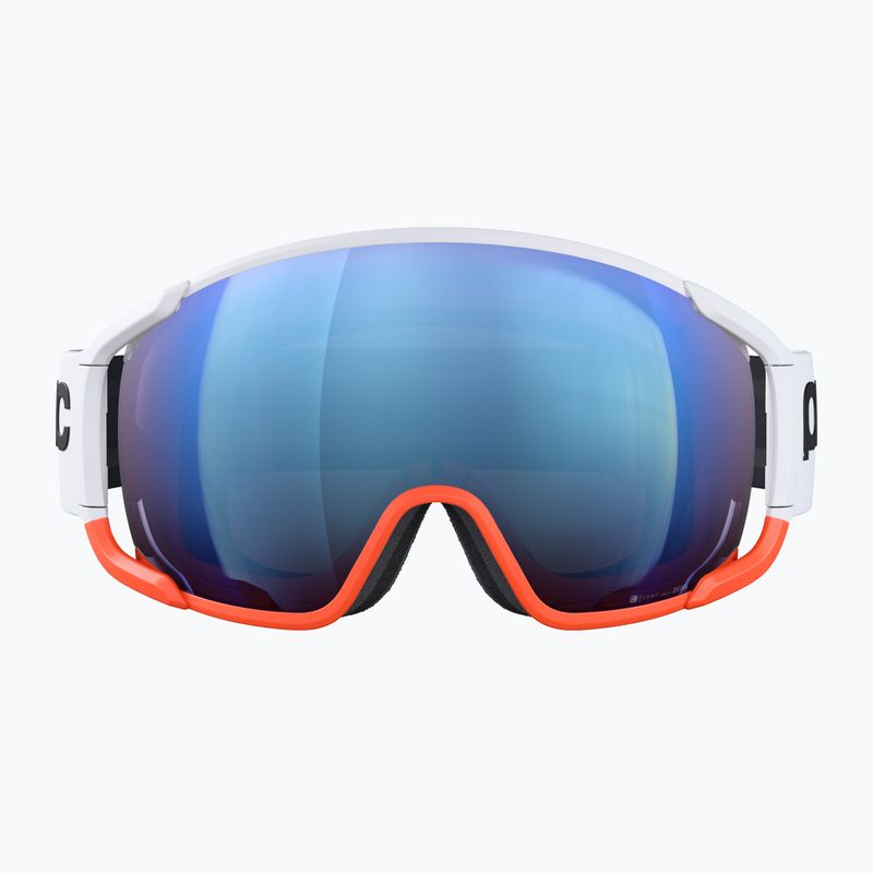 Ски очила POC Zonula Race hydrogen white/zink orange/partly blue 2