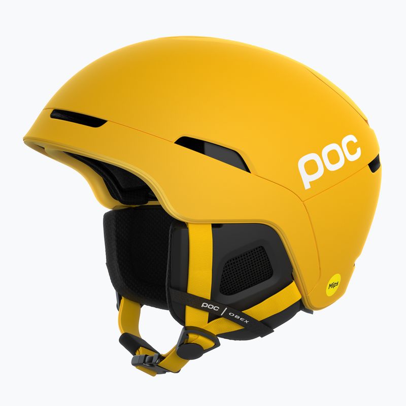 Ски каска POC Obex MIPS sulphite yellow matt 6